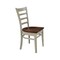 International Concepts Set of 2 Emily Side Chairs, Antiqued Almond/Espresso C12-617P - alternate 2